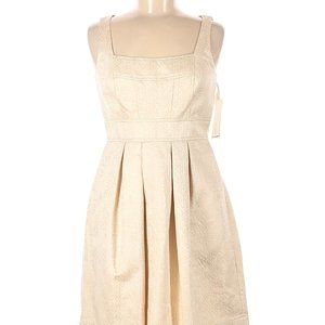 NWT Shoshanna Cocktail Dress Square Neck Mini Ivory Size 6 $130